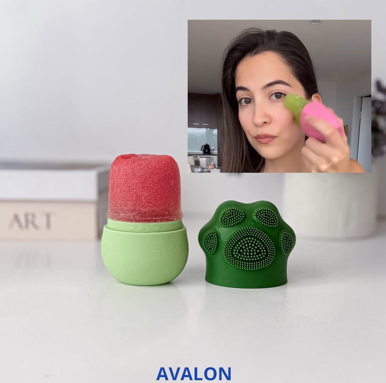 حافظة ثلج سيليكون لتدليك الوجه